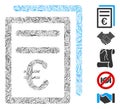 Dash Collage Euro Invoices Icon