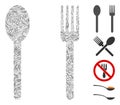 Dash Collage Fork and Spoon Icon