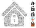 Dash Collage Lock Building Icon
