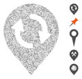 Dash Collage Refresh Map Marker Icon