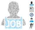Dash Collage Unemployed Icon