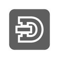 Dash crypto currency icon