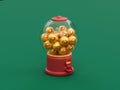 Dash Crypto Gumball Machine Arcade Candy Bubble Gum 3D Illustration