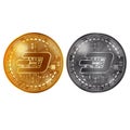 Dash gold and silver coins