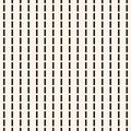 Dash line pattern. Vector monochrome seamless texture with vertical stripes Royalty Free Stock Photo