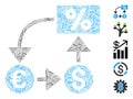 Dash Mosaic Currency Cashflow Icon