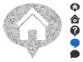 Dash Mosaic House Info Balloon Icon