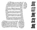 Dash Mosaic Script Roll Icon