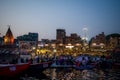 Dashashwamedh Ghat before starting of evening aarti