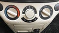 Dashboard - car interior, made with gradient mesh Royalty Free Stock Photo