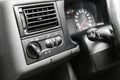 dashboard, car interior 90s. Royalty Free Stock Photo