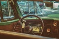 Dashboard of a classic car Royalty Free Stock Photo