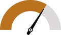 Dashboard colorful speedometer icons set. Tachometer icon isolated. Performance indicator sign. Car speed. Fast internet speed