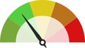 Dashboard colorful speedometer icons set. Tachometer icon isolated. Performance indicator sign. Car speed. Fast internet speed