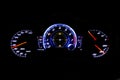 Dashboard and digital display - mileage, fuel consumption, speed