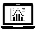 Dashboard Glyph Style vector icon which can easily modify or edit