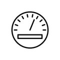 Dashboard icon, information icon vector illustration