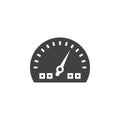 Dashboard icon , speedometer gauge solid logo illustration Royalty Free Stock Photo