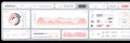 Dashboard Interface Displaying Data Visualization and Analytics in a Sleek Design Suitable for User Engagement Royalty Free Stock Photo