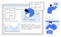 Data Analysis and E-Commerce Dashboard with Interactive Charts and Financial Promotions