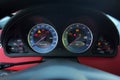 Dashboard speedometer Royalty Free Stock Photo