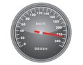 Dashboard speedometer gauge Royalty Free Stock Photo