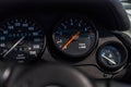 dashboard of a sport car