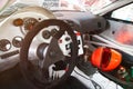 Dashboard of sport drift racing car Royalty Free Stock Photo