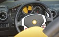 Dashboard and steering wheel