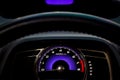 Dashboard of tachometer ,meter display Royalty Free Stock Photo