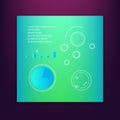 Dashboard UI and UX Kit. Bar chart and line graph designs. Different infographic elements. Dark background. Head-up