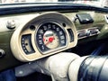 Dashboard Vinage Car Royalty Free Stock Photo