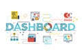 Dashboard word illustration