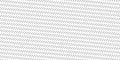 Dashed diagonal lines pattern on white background, stripes grid, mesh pattern with dashes, seamless repeatable texture