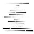 Dashed irregular lines. segment horizontal stripes / lines. straight parallel streaks, strips, lines, stripes pattern / design