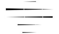 Dashed random straight parallel lines geometric element