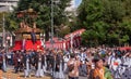 Dashi float with mechanical puppet at Nagoya autumn festival. Nagoya. Japan Royalty Free Stock Photo