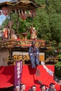 Dashi float with mechanical puppet at Nagoya autumn festival. Nagoya. Japan Royalty Free Stock Photo