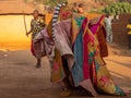 Ceremonial mask dance, Egungun, voodoo, Africa