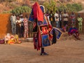 Ceremonial mask dance, Egungun, voodoo, Africa