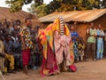 Ceremonial mask dance, Egungun, voodoo, Africa