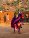 Ceremonial mask dance, Egungun, voodoo, Africa