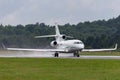 Dassault Falcon 7X M-CELT private jet, owned by Dermot Desmond, billionaire businessman and owner of Celtic Football Club