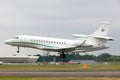 Dassault Falcon 7X M-CELT private jet, owned by Dermot Desmond, billionaire businessman and owner of Celtic Football Club