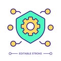 DAST RGB color icon Royalty Free Stock Photo