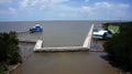 Dat Mui tourist area with long, solid breakwater