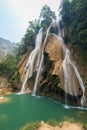 Dat Taw Gyaint Waterfall in Myanmar Royalty Free Stock Photo