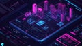 data ai analysis of real estate application interface Royalty Free Stock Photo