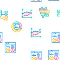 Data Analysis Diagram Collection Icons Set Vector Royalty Free Stock Photo