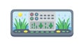 Data Analysis Display with Graphs and Metrics, vector design Generative AI Royalty Free Stock Photo